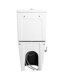 Zenith Close Coupled Toilet with Soft Close Seat, Cistern & Built-in Bidet - White