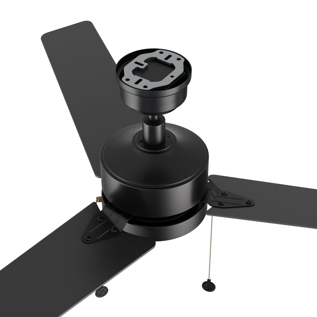 VINK 52 inch 3-Blade Ceiling Fan with LED Light & Pull Chain