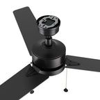 VINK 52 inch 3-Blade Ceiling Fan with LED Light & Pull Chain