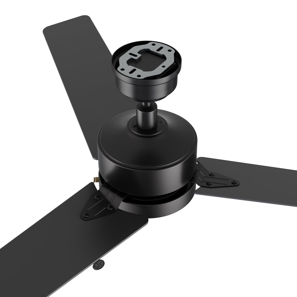VINK 52 inch 3-Blade No Light Ceiling Fan with Pull Chain