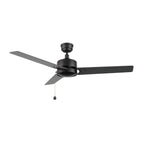 VINK 52 inch 3-Blade No Light Ceiling Fan with Pull Chain