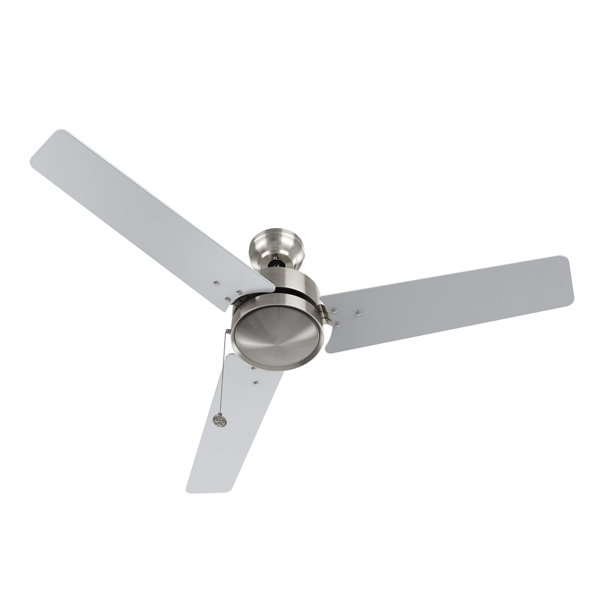VINK 52 inch 3-Blade No Light Ceiling Fan with Pull Chain
