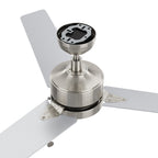 VINK 52 inch 3-Blade No Light Ceiling Fan with Pull Chain