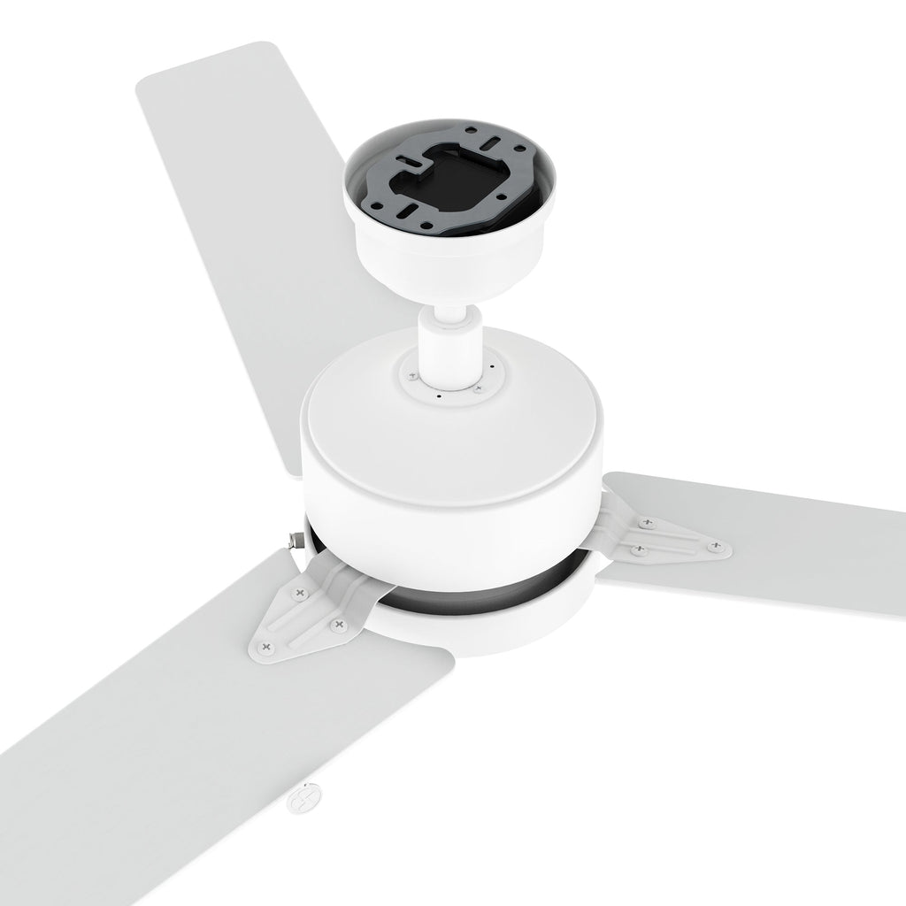 VINK 52 inch 3-Blade No Light Ceiling Fan with Pull Chain