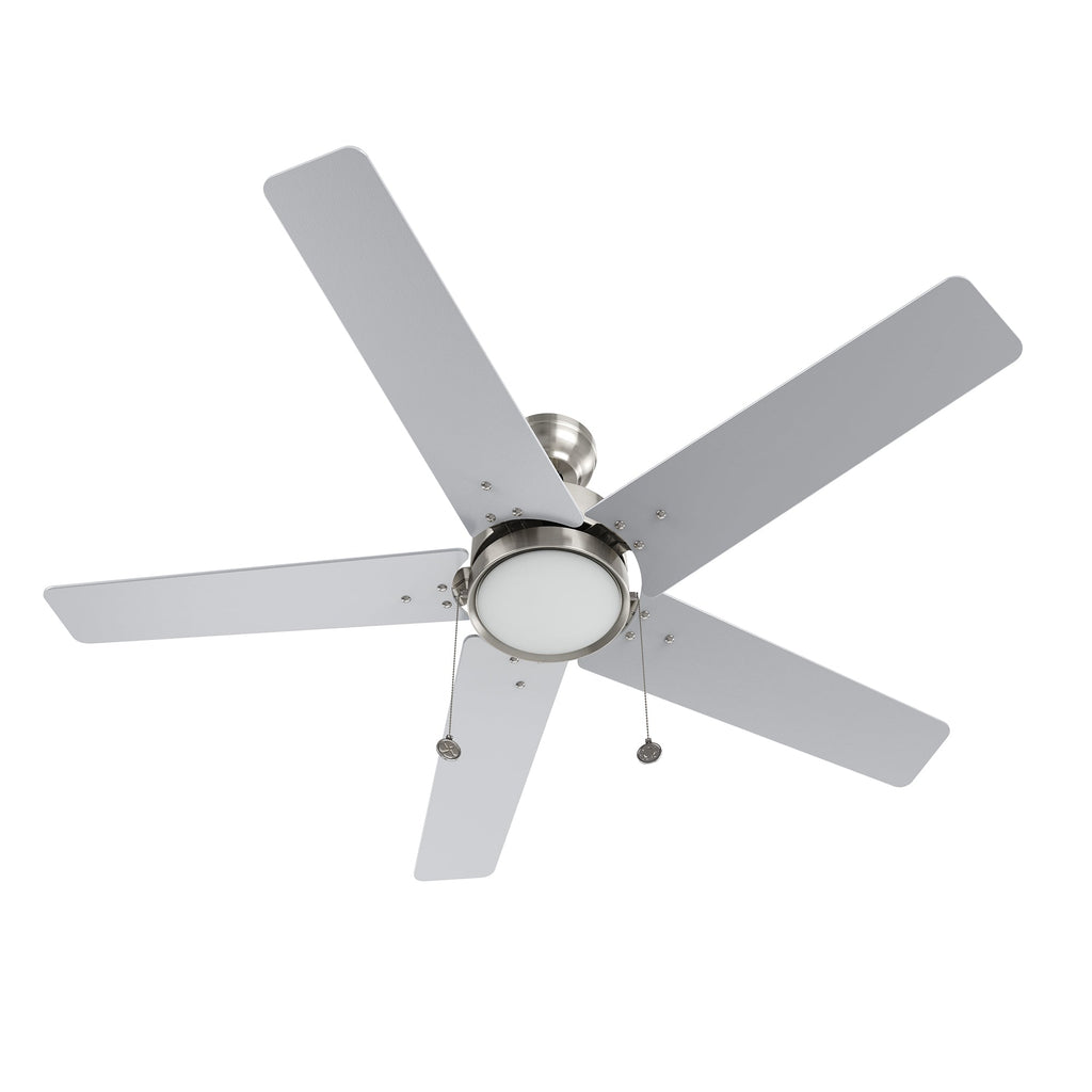 VINK 52 inch 5-Blade Ceiling Fan with LED Light & Pull Chain
