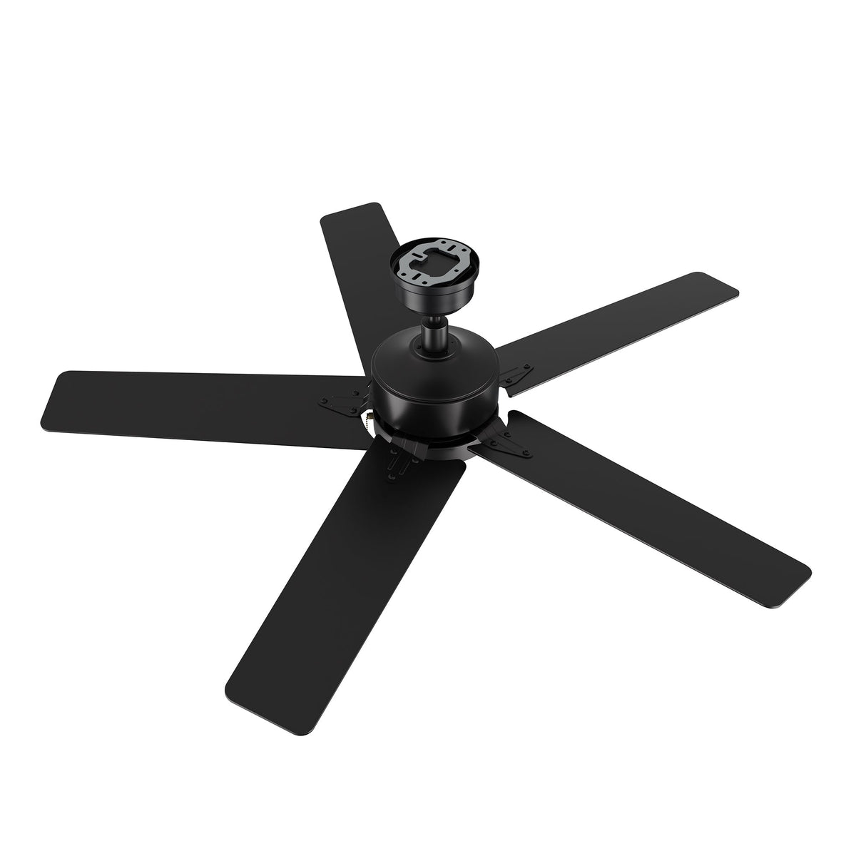 VINK 52 inch 5-Blade No Light Ceiling Fan with Pull Chain