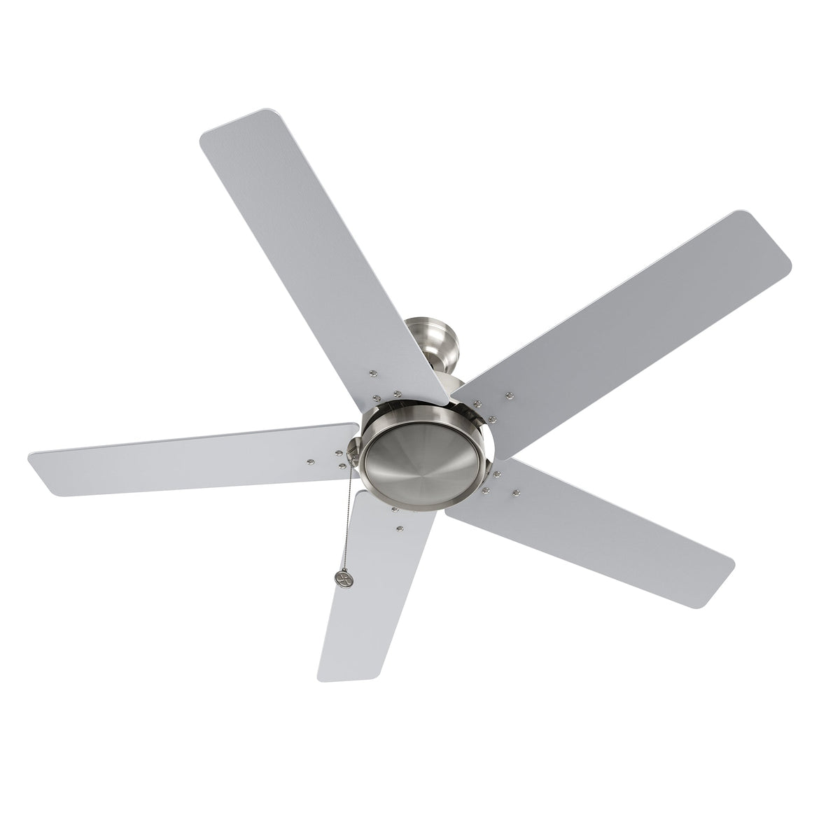 VINK 52 inch 5-Blade No Light Ceiling Fan with Pull Chain