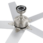 VINK 52 inch 5-Blade No Light Ceiling Fan with Pull Chain