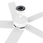 VINK 52 inch 5-Blade No Light Ceiling Fan with Pull Chain