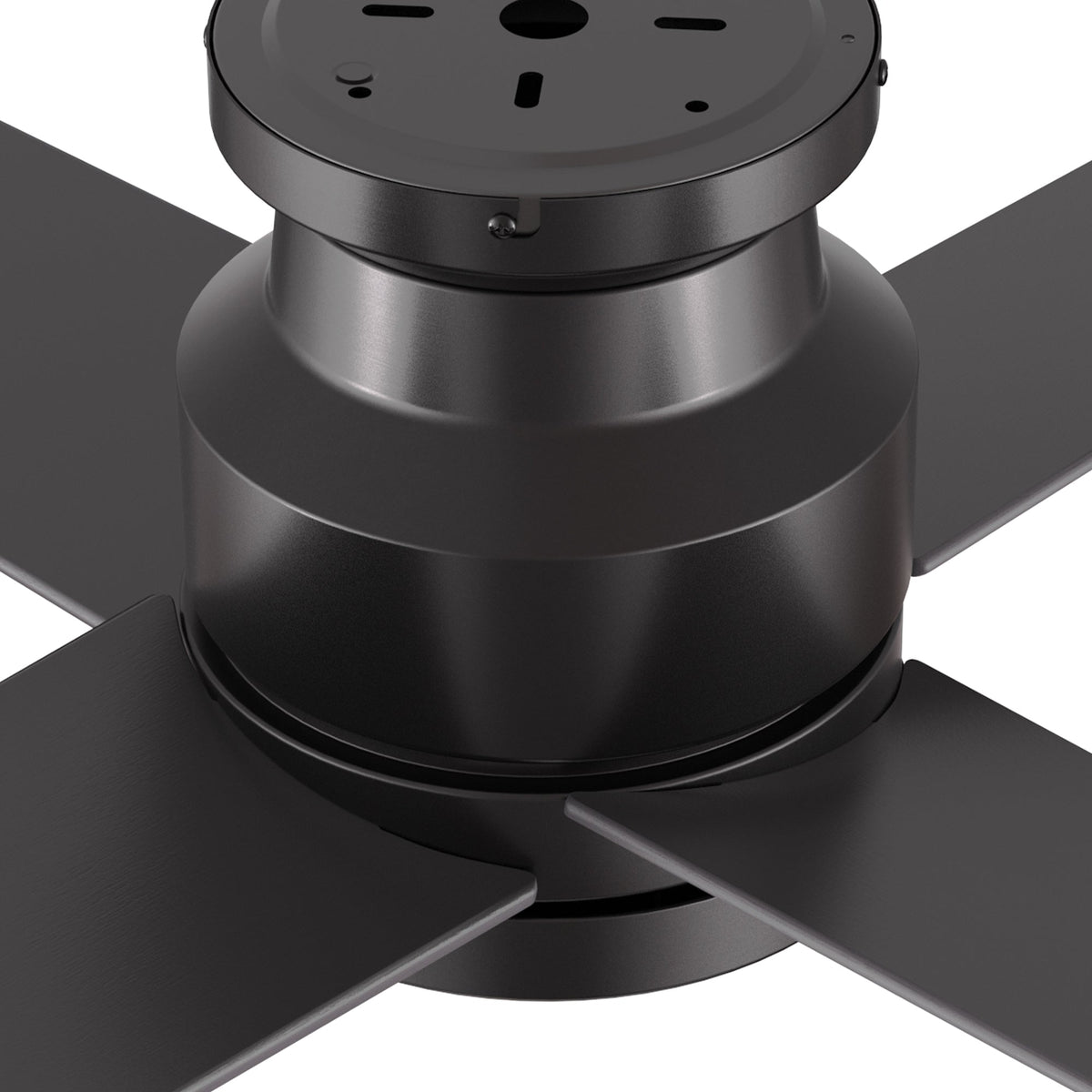 SANTANA 52 inch 4-Blade Flush Mount No Light Ceiling Fan with Remote