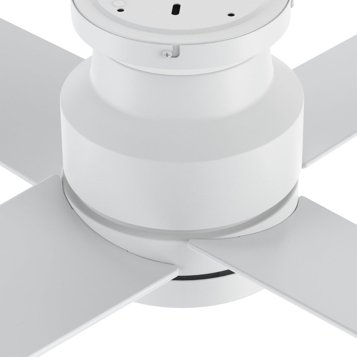 SANTANA 52 inch 4-Blade Flush Mount No Light Ceiling Fan with Remote