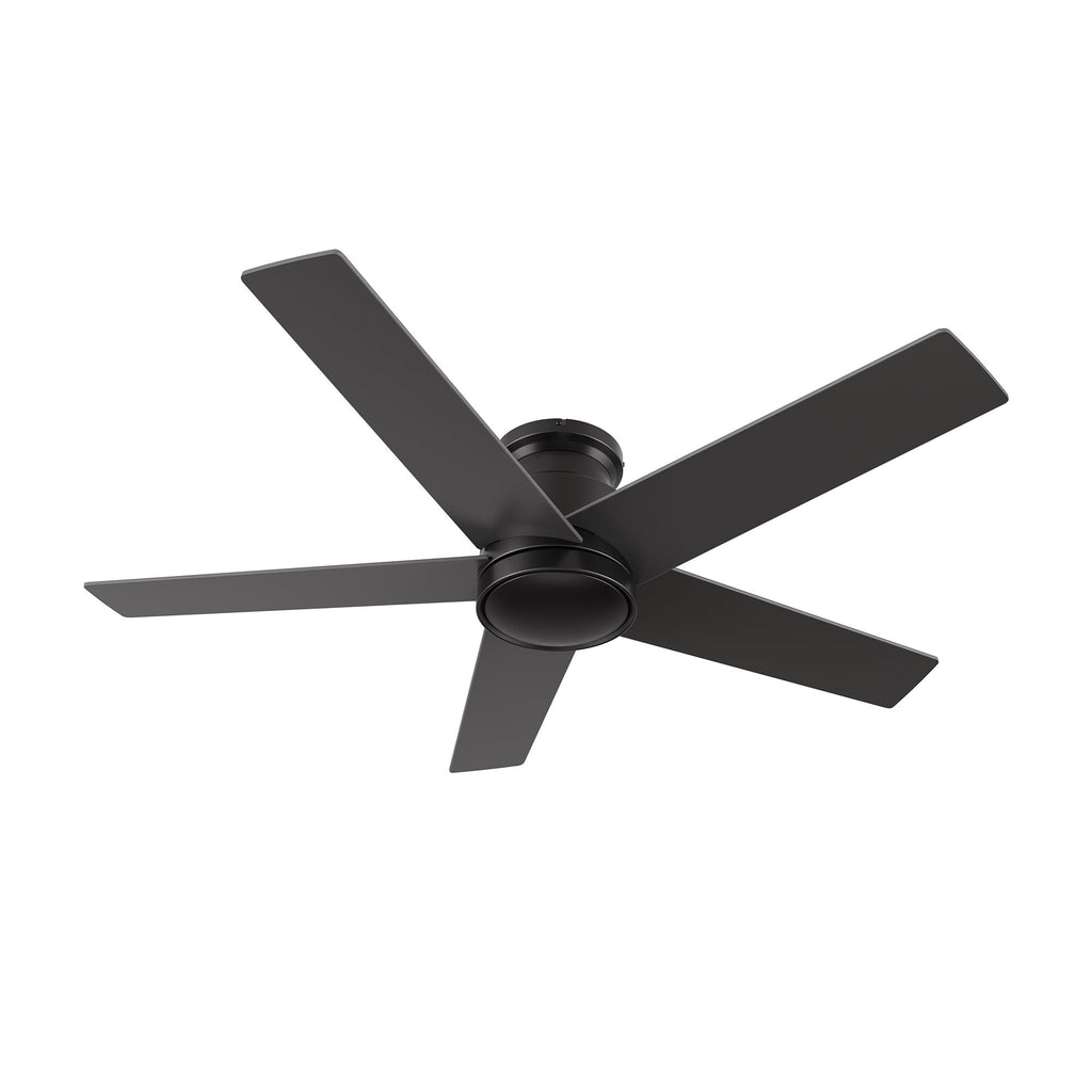 SANTANA 52 inch 5-Blade Flush Mount No Light Ceiling Fan Remote