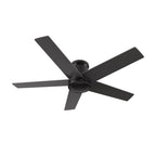 SANTANA 52 inch 5-Blade Flush Mount No Light Ceiling Fan Remote