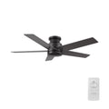 SANTANA 52 inch 5-Blade Flush Mount No Light Ceiling Fan Remote