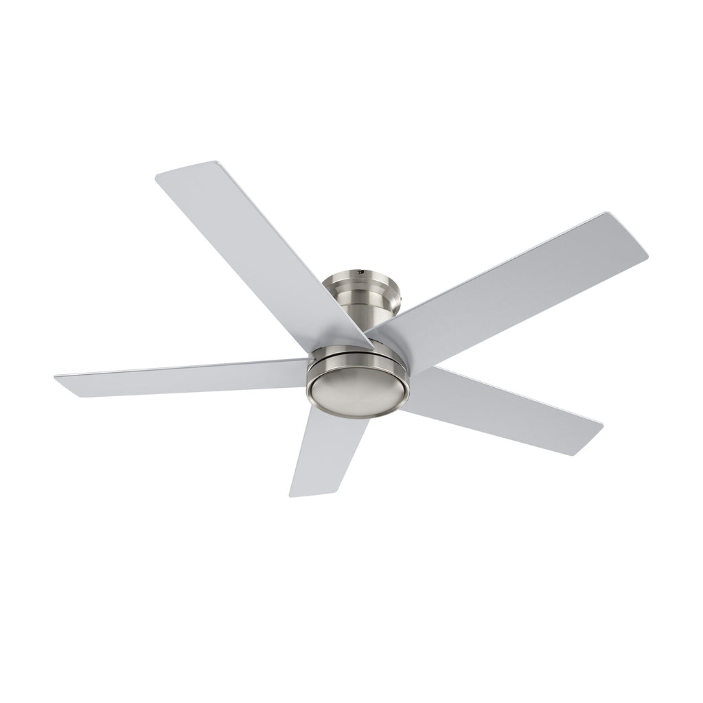 SANTANA 52 inch 5-Blade Flush Mount No Light Ceiling Fan Remote