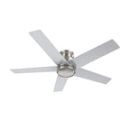 SANTANA 52 inch 5-Blade Flush Mount No Light Ceiling Fan Remote