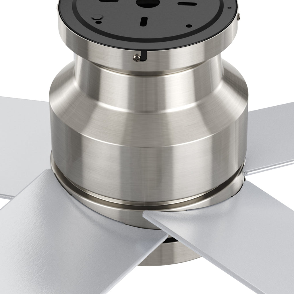 SANTANA 52 inch 5-Blade Flush Mount No Light Ceiling Fan Remote