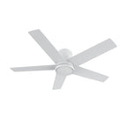 SANTANA 52 inch 5-Blade Flush Mount No Light Ceiling Fan Remote