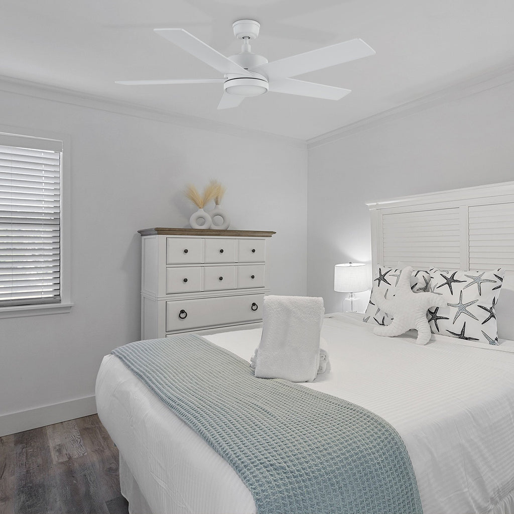 SANTANA 52 inch 5-Blade No Light Ceiling Fan with Remote
