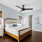 SANTANA 52 inch 3-Blade No Light Ceiling Fan with Wall Control
