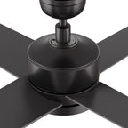SANTANA 52 inch 4-Blade No Light Ceiling Fan with Wall Control