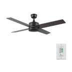 SANTANA 52 inch 4-Blade No Light Ceiling Fan with Wall Control