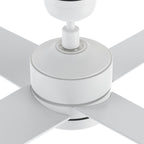 SANTANA 52 inch 4-Blade No Light Ceiling Fan with Wall Control