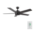 SANTANA 52 inch 5-Blade No Light Ceiling Fan with Wall Control