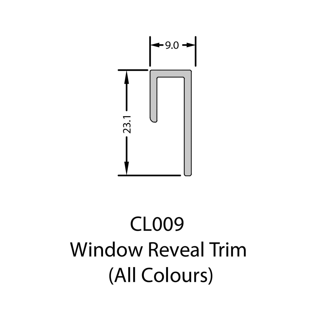 Coastline Cladding Window Reveal Trim