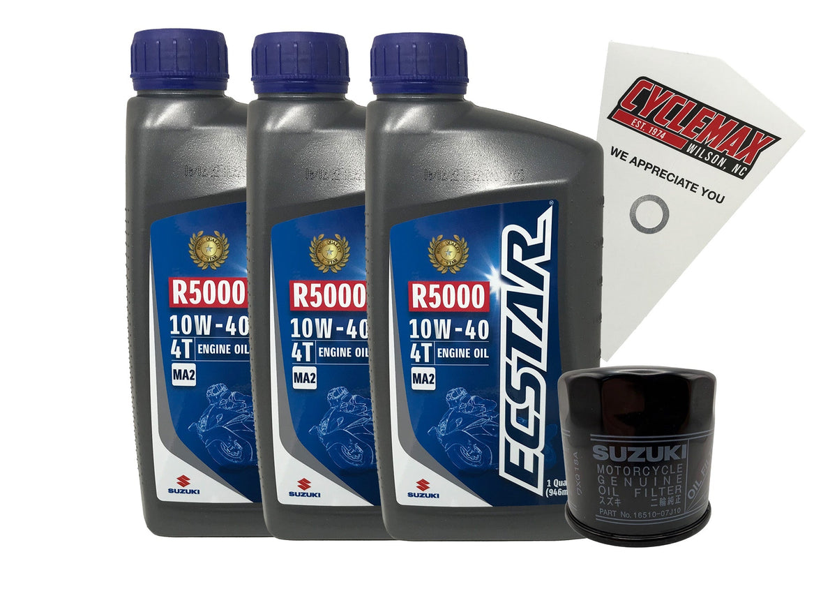 Suzuki Ecstar Standard Oil Change Kit for 2002-2021 GSX-R750