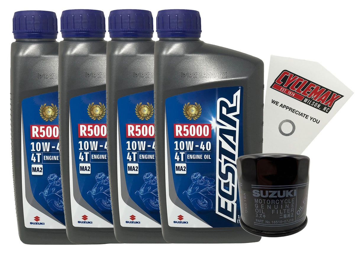 Suzuki Ecstar Standard Oil Change Kit for 2003-2018 AN-650 BURGMAN