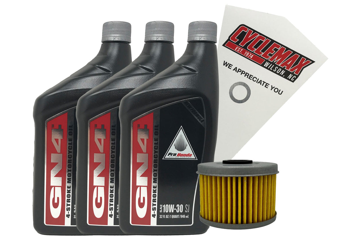 Honda GN4 Standard 10W-30 Oil Change Kit for 1998-2004 TRX450