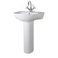 Sydney Basin with Full Pedestal - 550mm Wide - 1 or 2 TH - White