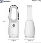 Electrolux AirGlide COL1726 Compact Bladeless Freestanding Desktop Fan White