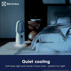 Electrolux AirGlide COL1726 Compact Bladeless Freestanding Desktop Fan White