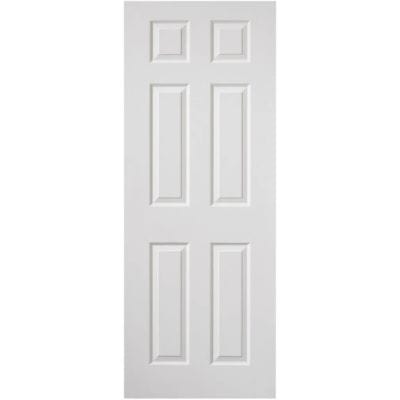 Colonist Textured 6 Panel White Primed Internal Fire Door FD30 - All Sizes