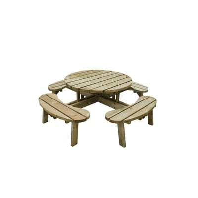 Forest Garden Circular Picnic Table