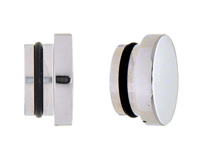 CRL Polished Stainless Crescent Series Cap for - CREC1PS