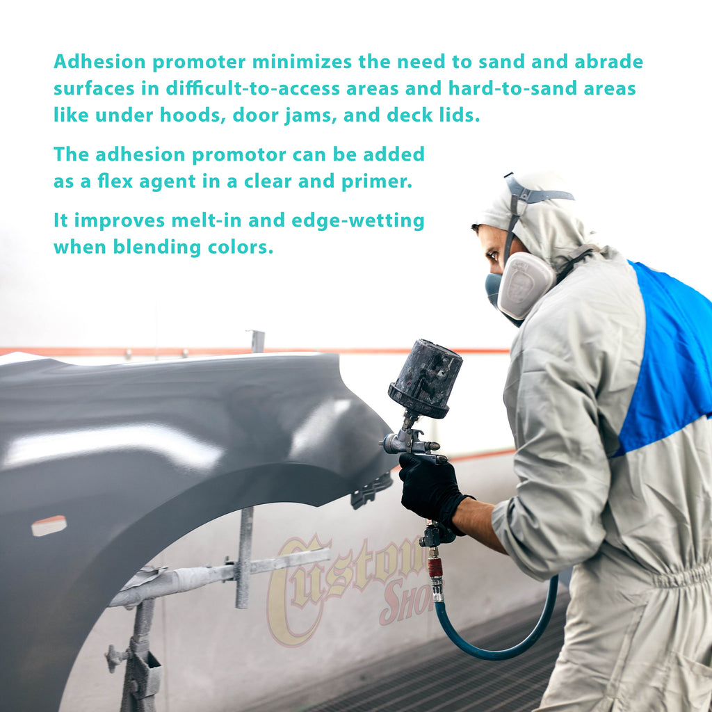 Premium Universal Adhesion Promoter & Tie Coat, 1 Gallon - Paint Provides Superior Adhesion to Plastic, Flex Agent, 50 State VOC Compliant