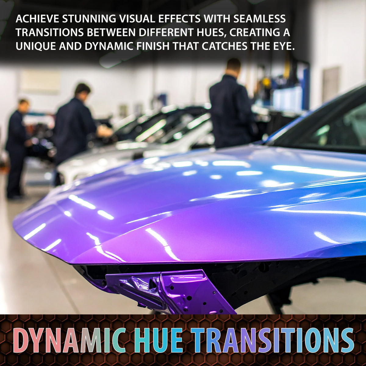 CCS Custom Color Shift Automotive Paint - Sapphire to Red Shifting Effect - 4-Ounce Bottle