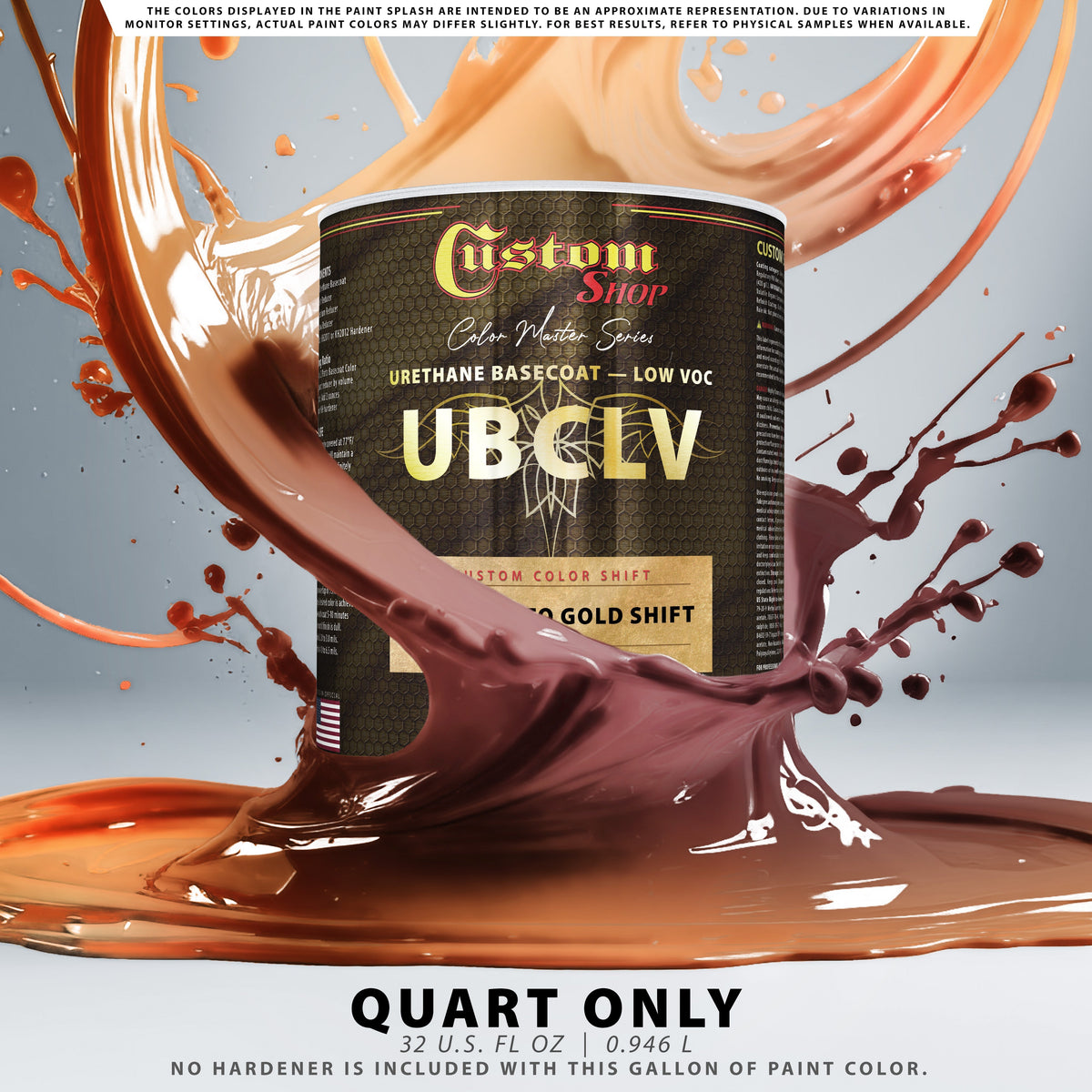 CCS Custom Color Shift Automotive Paint - Magenta to Gold Shifting Effect - Quart