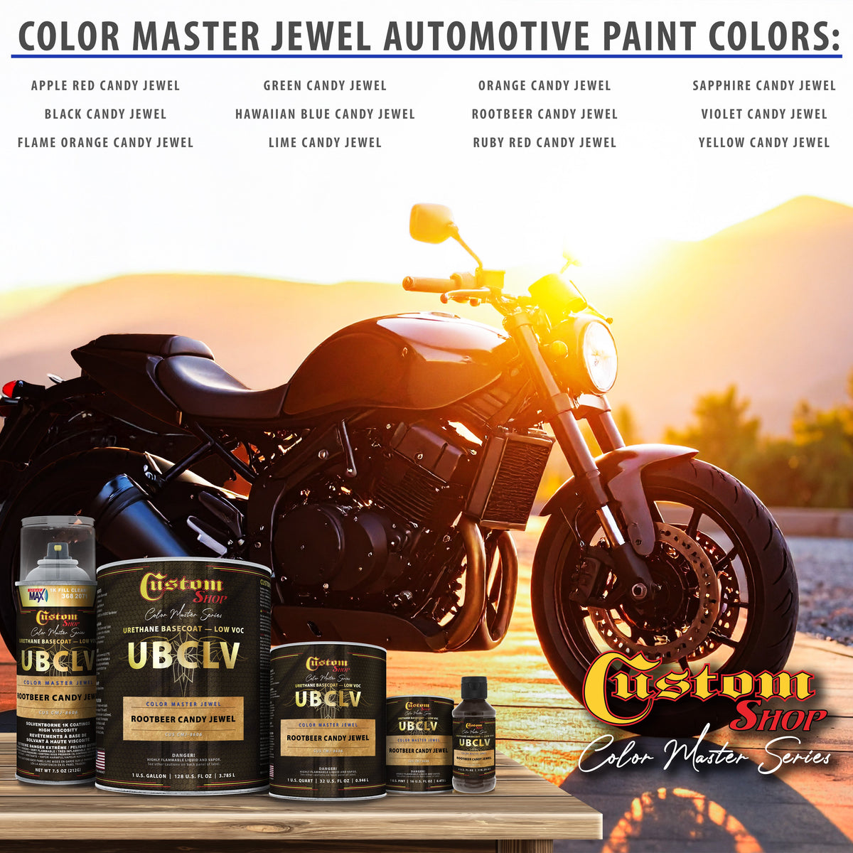 CMJ Color Master Jewel - Rootbeer Candy Jewel- Quart