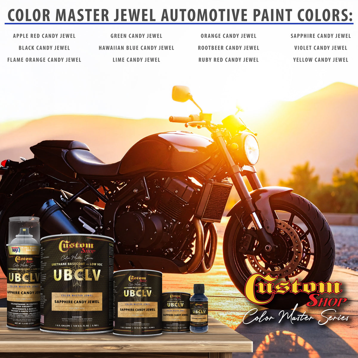 CMJ Color Master Jewel - Sapphire Candy Jewel- Pint