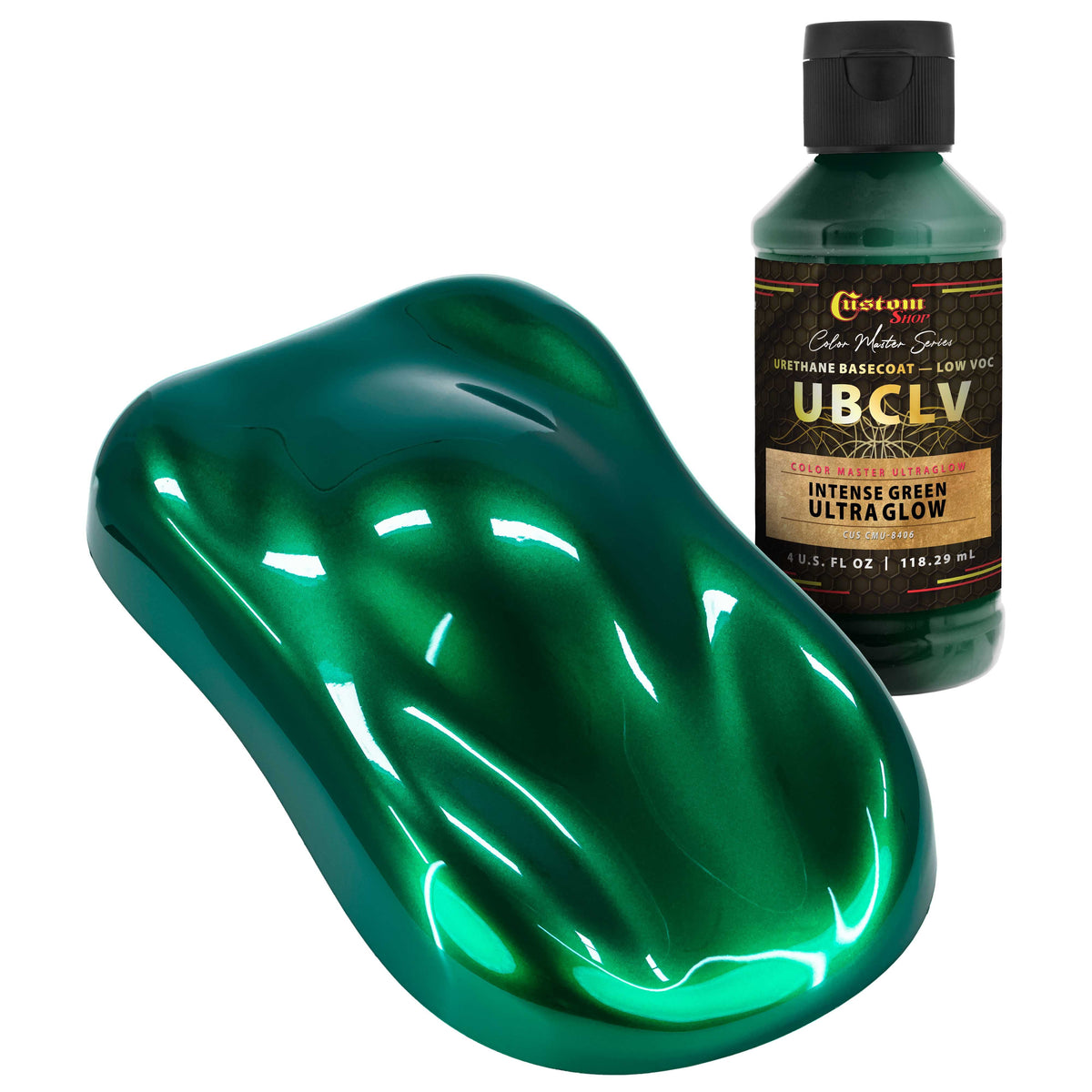 CMU Color Master Ultraglow - Intense Green Ultra Glow - 4-Ounce Ready to Spray Bottle