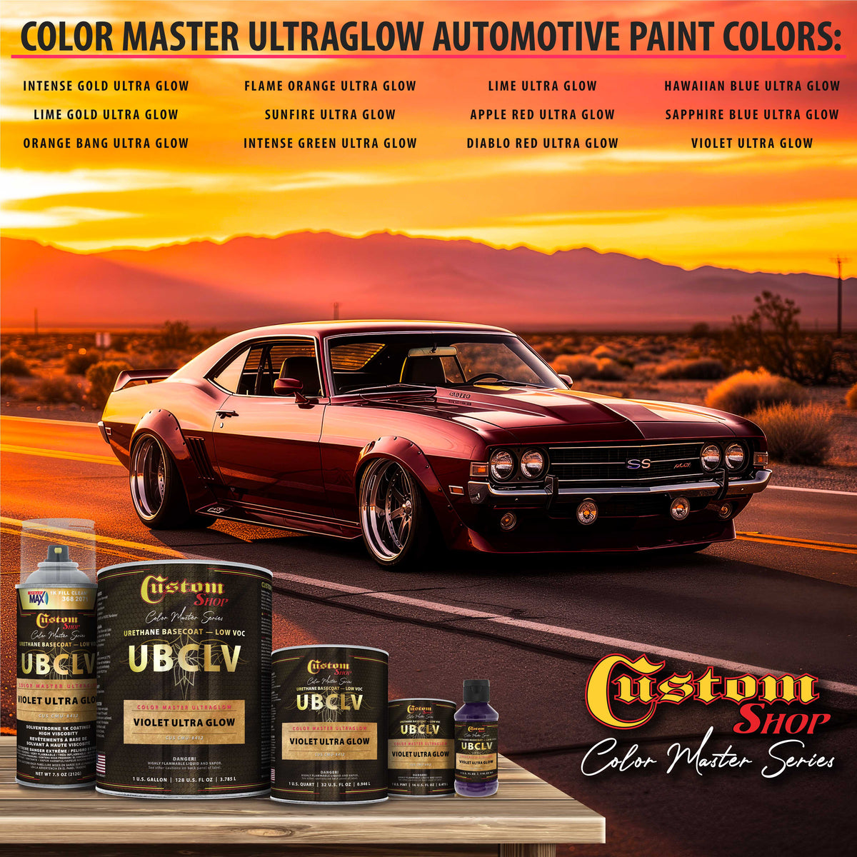 CMU Color Master Ultraglow - Violet Ultra Glow- Gallon