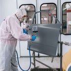 Gray DTM High Build Urethane Primer Surfacer (Direct to Metal) 2.1 VOC, 1-1/4 Quart Kit - Fast Dry High-Performance Primer - Automotive and