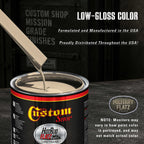 Military Flatz 595-33510 Sandstone - 2K Urethane Flat Automotive Paint - Quart Kit