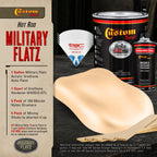 Military Flatz 595-33690 Field Tan - 2K Urethane Flat Automotive Paint - Gallon Kit
