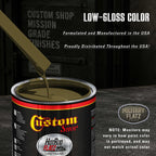 Military Flatz 595-34089 Olive Green - 2K Urethane Flat Automotive Paint - Gallon Kit