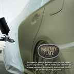 Military Flatz 595-34094 Olive Drab - 2K Urethane Flat Automotive Paint - Quart Kit